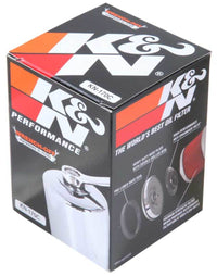 Thumbnail for K&N Harley Davidson 3in OD x 4.063in H Chrome Oil Filter