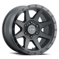 Thumbnail for ICON Rebound 17x8.5 6x5.5 0mm Offset 4.75in BS 106.1mm Bore Double Black Wheel