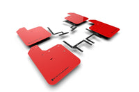 Thumbnail for Rally Armor 18-24 Jeep JL Wrangler Red UR Mud Flap w/Black Logo