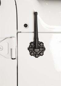 Thumbnail for Rugged Ridge Elite Antenna Base Black 07-20 Jeep JK/JL/JT