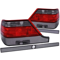 Thumbnail for ANZO 1995-1999 Mercedes Benz S Class W140 Taillights Red/Smoke