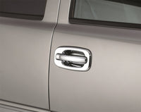 Thumbnail for AVS 99-06 Chevy Tahoe (w/o Passenger Keyhole) Door Handle Covers (4 Door) 8pc Set - Chrome