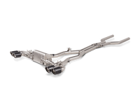Thumbnail for Akrapovic 2021 BMW M8/M8 Competition (F93) Evolution Line Cat Back (Titanium) w/Carbon Tips