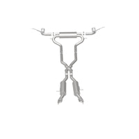 Thumbnail for MagnaFlow Cat-Back SS 2.5in Dual Split Rear 4in Black Tip 11-16 Jeep Grand Cherokee 5.7L V8/3.6L V6