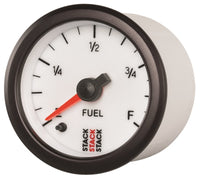 Thumbnail for Autometer Stack 52mm 0-280 Ohm Programmable Pro Stepper Motor Fuel Level Gauge - White