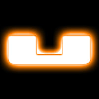 Thumbnail for ORACLE Lighting Universal Illuminated LED Letter Badges - Matte Wht Surface Finish - U SEE WARRANTY