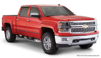 Thumbnail for Bushwacker 15-18 Chevy Silverado 2500 HD Fleetside Pocket Style Flares 4pc 78.8/97.8in Bed - Black
