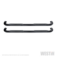 Thumbnail for Westin 2019 Chevrolet Silverado/Sierra 1500 Crew Cab Platinum 4 Oval Nerf Step Bars - Black