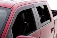 Thumbnail for AVS 05-18 Nissan Frontier Crew Cab Ventvisor & Aeroskin Deflector Combo Kit - Matte Black