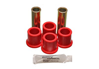 Thumbnail for Energy Suspension 82-96 Ford F100/F150 2WD Red Rear Frame Shackle Bushing Set