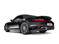 Thumbnail for Akrapovic 14-15 Porsche 911 Turbo/Turbo S (991) Slip-On Line (Titanium) w/ Carbon Titanium Tips