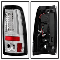Thumbnail for Spyder Chevy Silverado 1500/2500 03-06 Version 2 LED Tail Lights - Chrome ALT-YD-CS03V2-LED-C