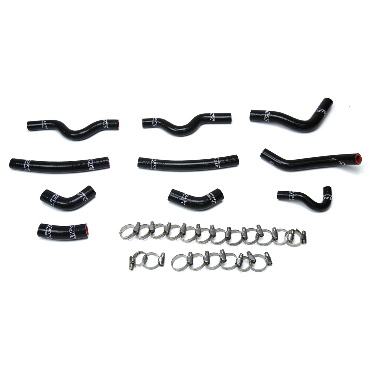 HPS Black Reinforced Silicone Heater Hose Kit Coolant for Lexus 98-07 LX470 4.7L V8