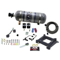 Thumbnail for Nitrous Express 4150 Gemini Stage 6 Alcohol Nitrous Kit w/Composite Bottle