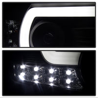 Thumbnail for Spyder GMC Sierra 14-16 Projector Headlights Light Bar DRL Blk PRO-YD-GS14V2-LBDRL-BK