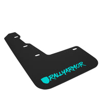 Thumbnail for Rally Armor 15-21 Subaru WRX/STI Black UR Mud Flap w/Teal Altered Font Logo