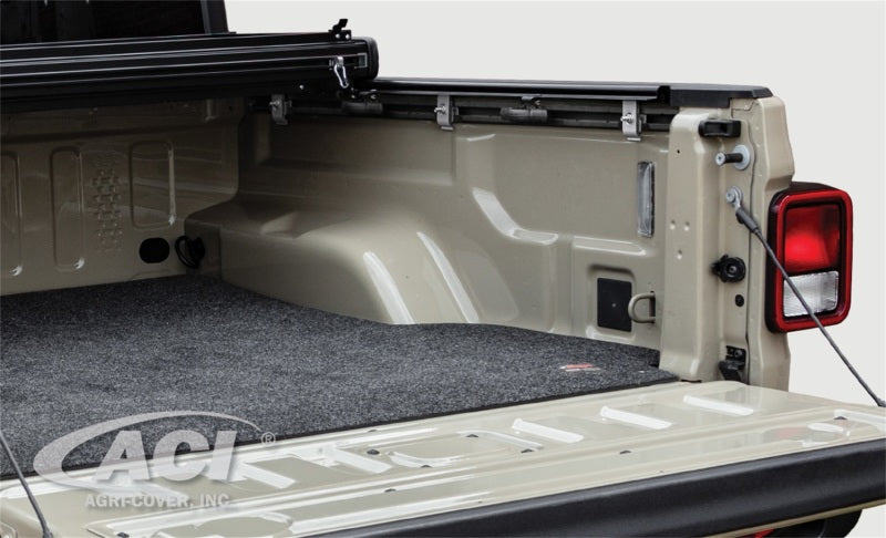 Access LOMAX Pro Series Tri-Fold Cover 2020 Jeep Gladiator 5ft Box (w/Trail Rail) - Blk Diamond Mist