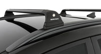 Thumbnail for Rhino-Rack 18-22 Hyundai Kona 1st Gen 5 Door SUV w/Flush Rails Vortex RVP 2 Bar Roof Rack - Black