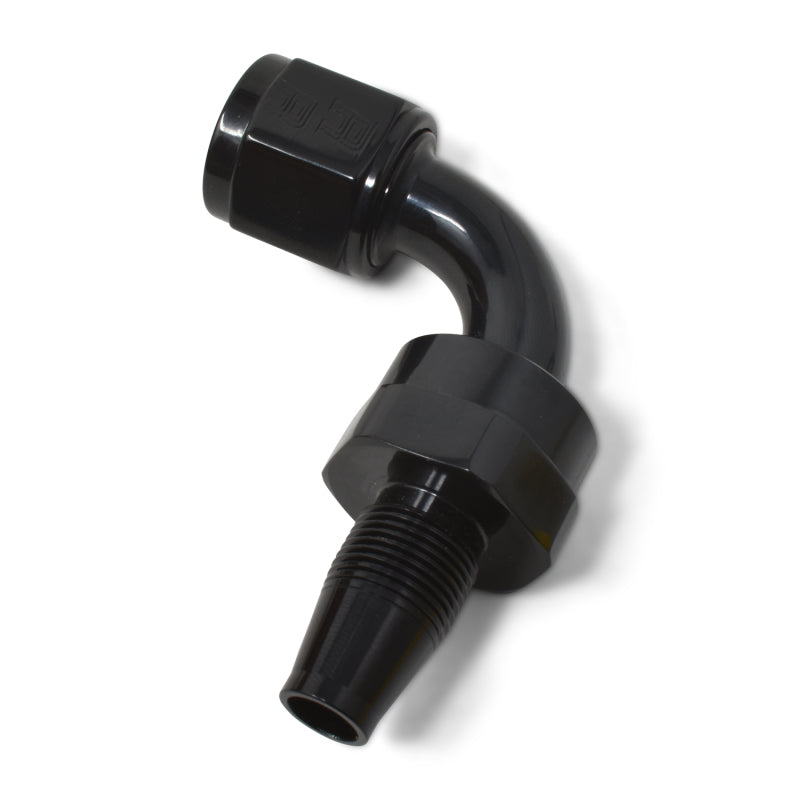 Russell Performance -10 AN 90 Degree Hose End Without Socket - Black