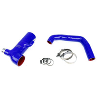 Thumbnail for HPS Blue Reinforced Silicone Post MAF Air Intake Hose + Sound Tube 2pc Kit for Scion 13-16 FRS
