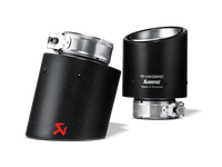 Thumbnail for Akrapovic 09-12 Volkswagen Golf GTD (VI) Tail Pipe Set (Carbon)