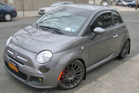 Thumbnail for Rally Armor 12-18 Fiat 500 Black UR Mud Flap w/Red Logo