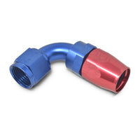 Thumbnail for Russell Performance -10 AN Red/Blue 90 Degree Full Flow Hose End