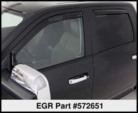 Thumbnail for EGR 09+ Dodge Ram Pickup Quad Cab In-Channel Window Visors - Set of 4 (572651)
