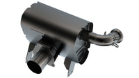 Thumbnail for Borla 15-22 Can-Am Maverick X3 900cc Triple Turbo Manifold-Back Exhaust Atak Muffler - Black Coated