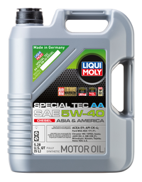 Thumbnail for LIQUI MOLY 5L Special Tec AA Motor Oil SAE 5W40 Diesel