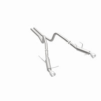 Thumbnail for Magnaflow 2014 Ford Mustang V6 3.7L Comp Series Dual Split Rear Polished Stainless C/B Perf Exhaust