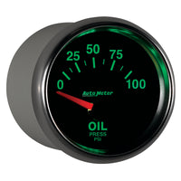 Thumbnail for Autometer GS 0-100 PSI Short Sweep Electronic Oil Pressure Gauge