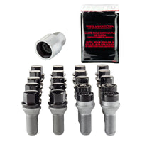 Thumbnail for McGard 5 Lug Hex Install Kit w/Locks (Cone Seat Bolt) M14X1.25 / 17mm Hex / 27.5mm Shank L. - Black