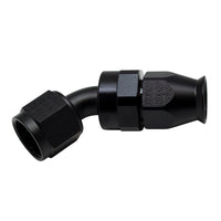 Thumbnail for DeatschWerks 10AN Female Flare Swivel 180-Degree Hose End PTFE - Anodized Matte Black