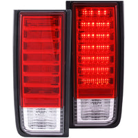 Thumbnail for ANZO 2003-2009 Hummer H2 LED Taillights Red/Clear