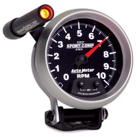 Thumbnail for Autometer Sport-Comp II Quick Lite 3 3/4in 10K RPM Pedestal Tachometer