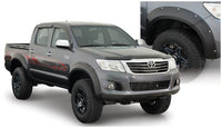 Thumbnail for Bushwacker 11-13 Toyota Hilux Pocket Style Flares 4pc 59.8in Bed - Black
