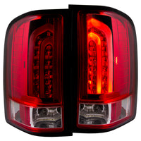 Thumbnail for ANZO 2007-2013 Chevrolet Silverado 1500 LED Taillights Red/Clear G2