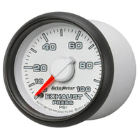 Thumbnail for Autometer Factory Match 52.4mm Mechanical 0-100 PSI Exhaust (Drive) Pressure Gauge