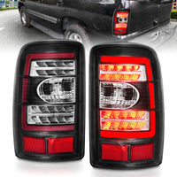Thumbnail for ANZO 2000-2006 Chevrolet Tahoe LED Tail Lights w/ Clear Lens Black Housing