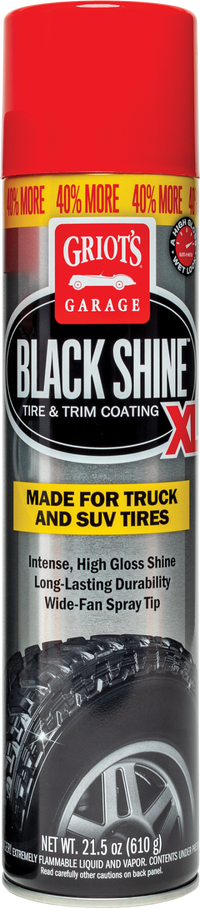Thumbnail for Griots Garage Black Shine Tire and Trim Coating XL - 21.5oz (Aerosol)