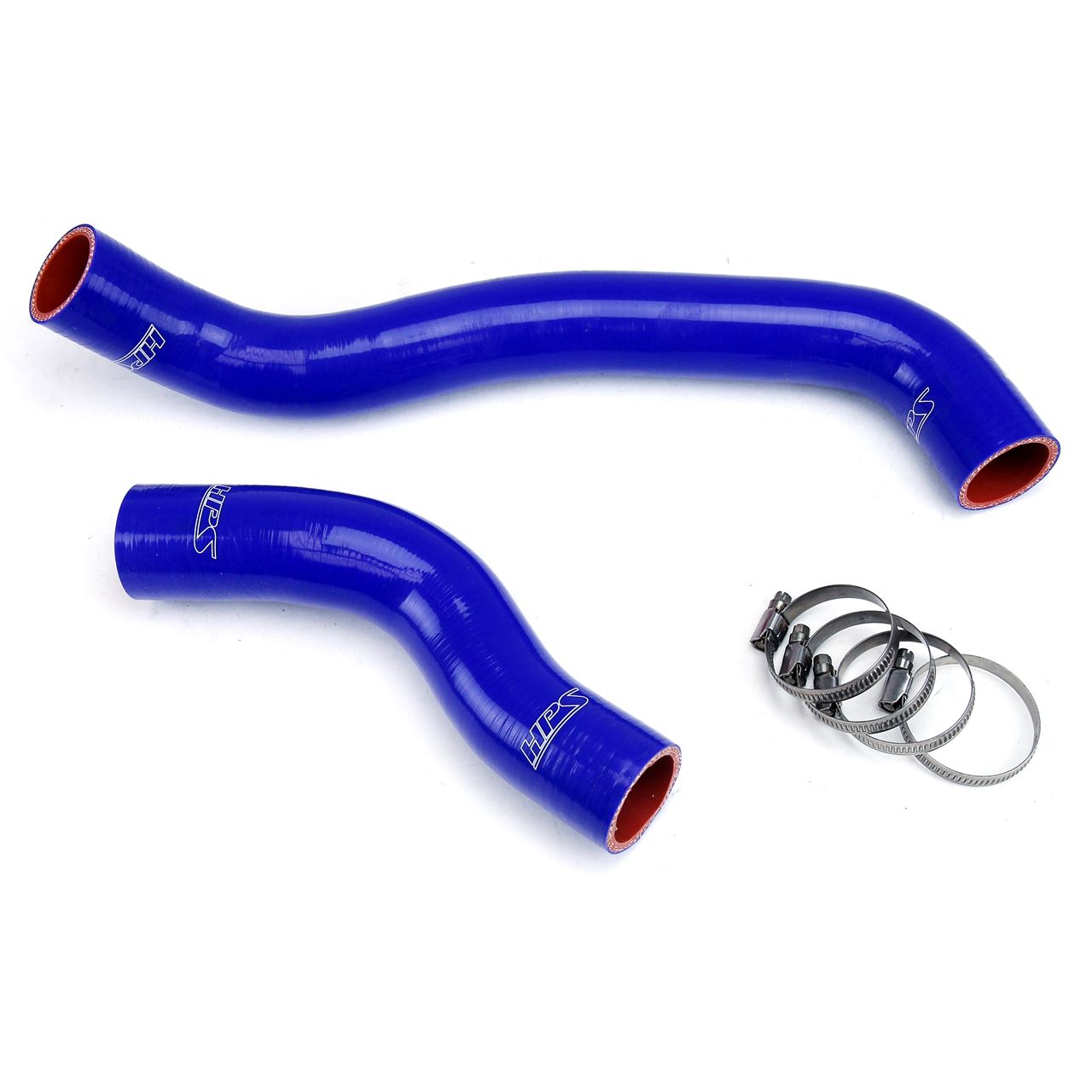 HPS Reinforced Blue Silicone Radiator Hose Kit Coolant for Mazda 86-88 RX7 1.3L NA Turbo