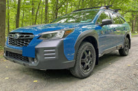 Thumbnail for Rally Armor 22-25 Subaru Outback Wilderness Black Mud Flap Blue Logo