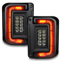 Thumbnail for Oracle 07-17 Jeep Wrangler JK Flush Mount LED Tail Lights - Tinted SEE WARRANTY