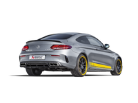 Thumbnail for Akrapovic 16-17 AMG C63 Coupe Evolution Line Cat Back (Titanium) w/ Carbon Tips (Req. Link Pipe)