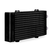 Thumbnail for Mishimoto Universal Small Bar and Plate Dual Pass Black Oil Cooler