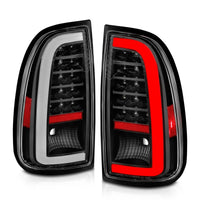 Thumbnail for ANZO 00-06 Toyota Tundra LED Taillights w/ Light Bar Black Housing Clear Lens