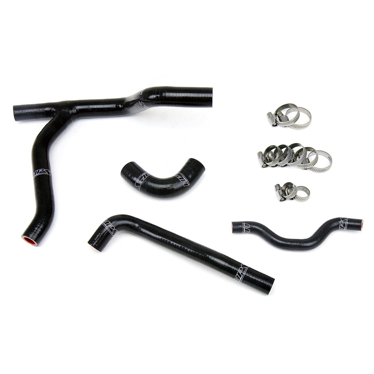HPS Black Reinforced Silicone Radiator Hose Kit Coolant for Kawasaki 06-08 KX250F