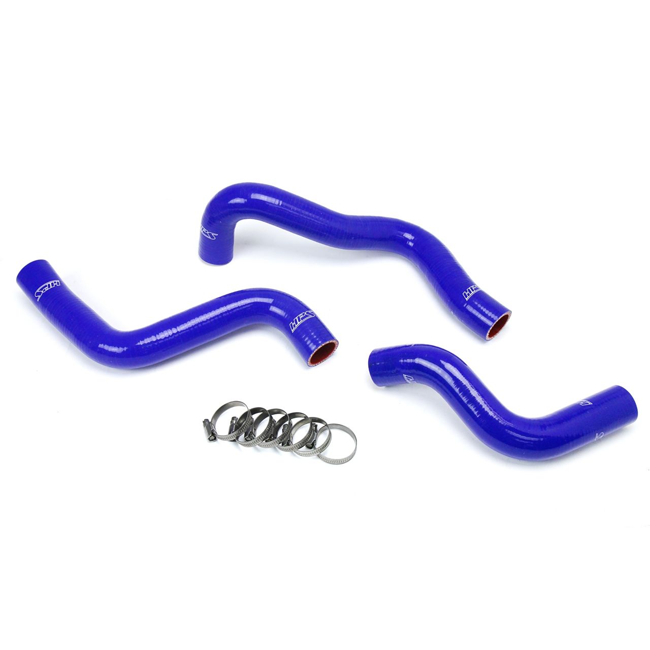 HPS Blue Reinforced Silicone Radiator Hose Kit (3pcs Set) Coolant for Mazda 04-11 RX8