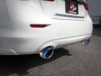 Thumbnail for aFe Takeda 2.5in 304 SS Cat-Back Exhaust System w/ Blue Flame Tips 16-18 Infiniti Q50 V6-3.0L (tt)